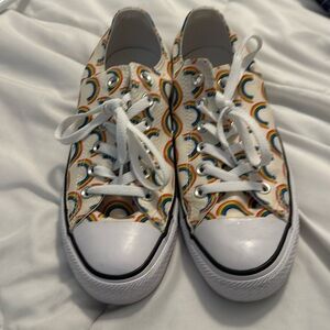 Women’s size 9 Rainbow Converse